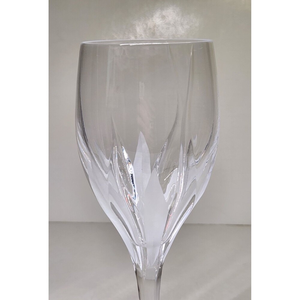 Set Of 5 Mikasa Flame D'Amore Water Goblets Glasses Wine 9" Discontinued - Picture 9 of 14